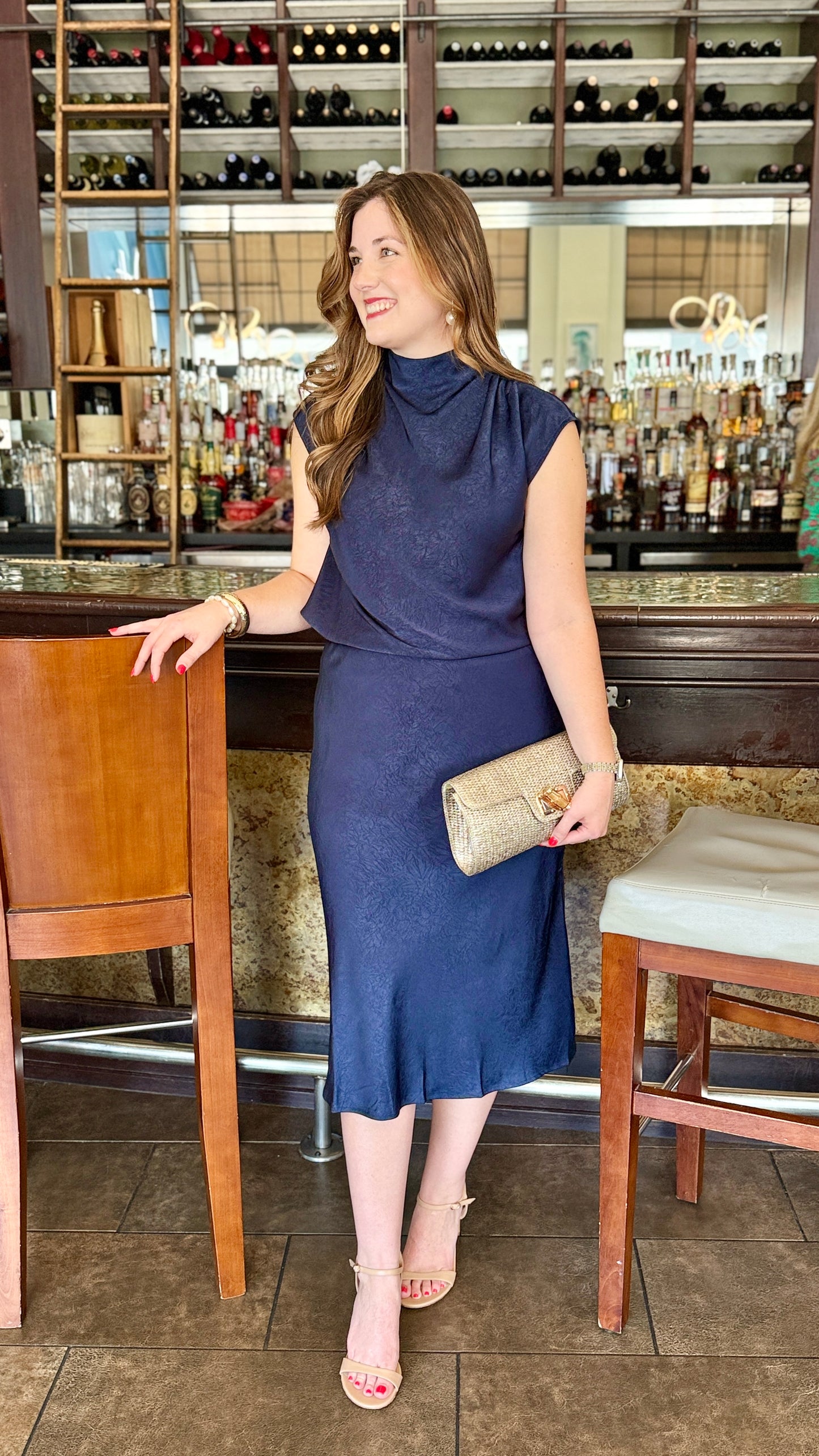 Adelaide Satin Skirt