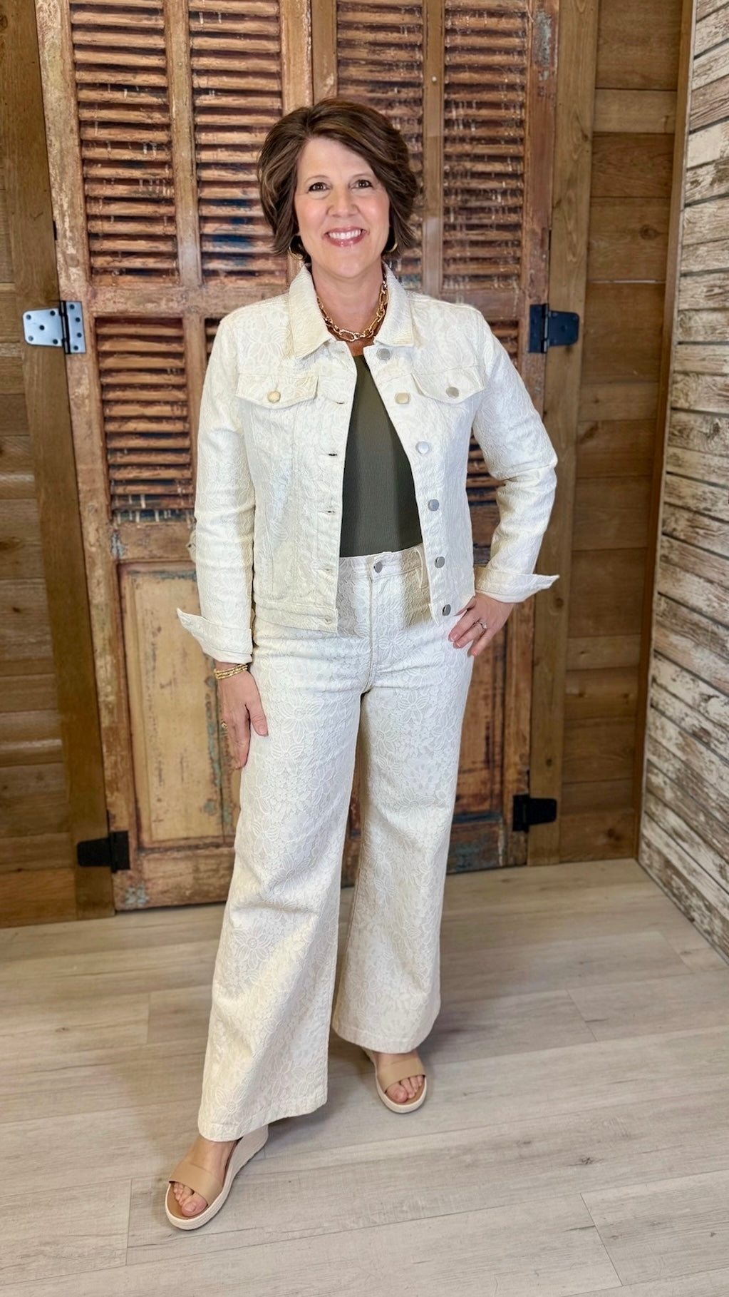 Dear John Ainsley Jacket - Wheat Lace