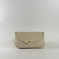 Italian Leather Handle & Crossbody - Ivory