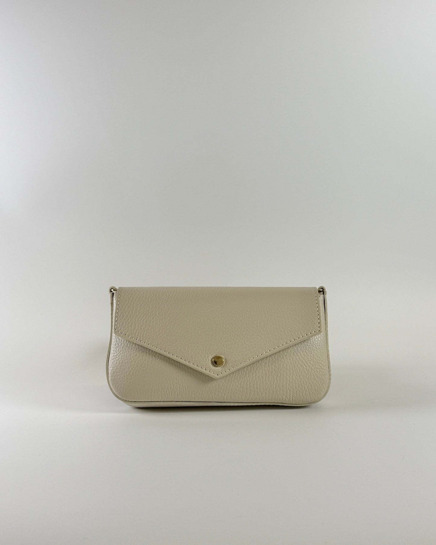 Italian Leather Handle & Crossbody - Ivory