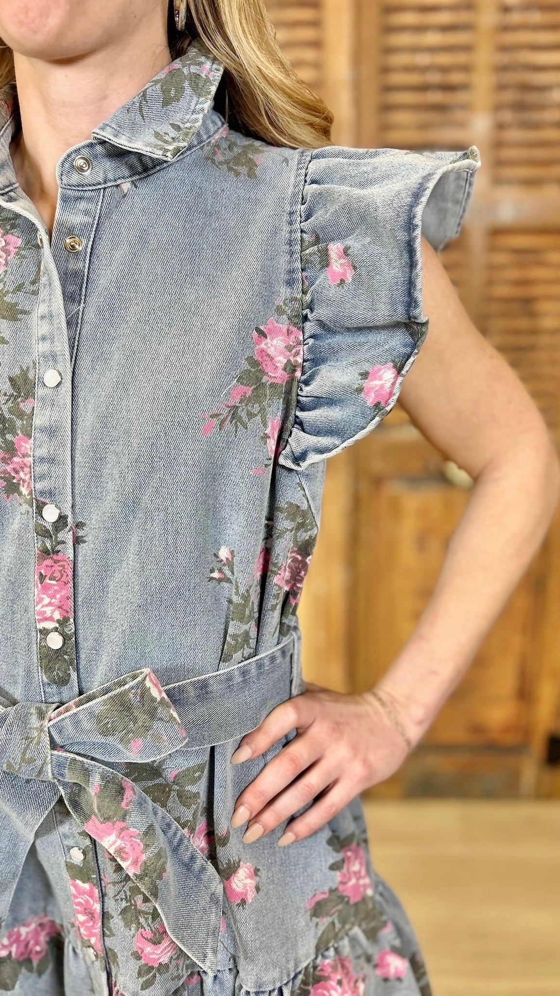 Ellie Denim Mini Dress