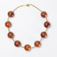 Round Bead & Gold Necklace