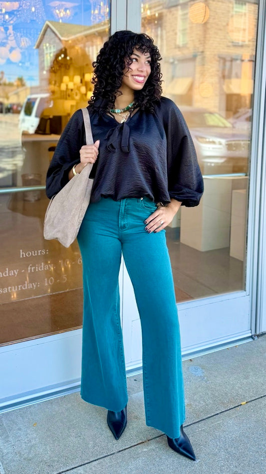 Tiffany Tie Neck Blouse