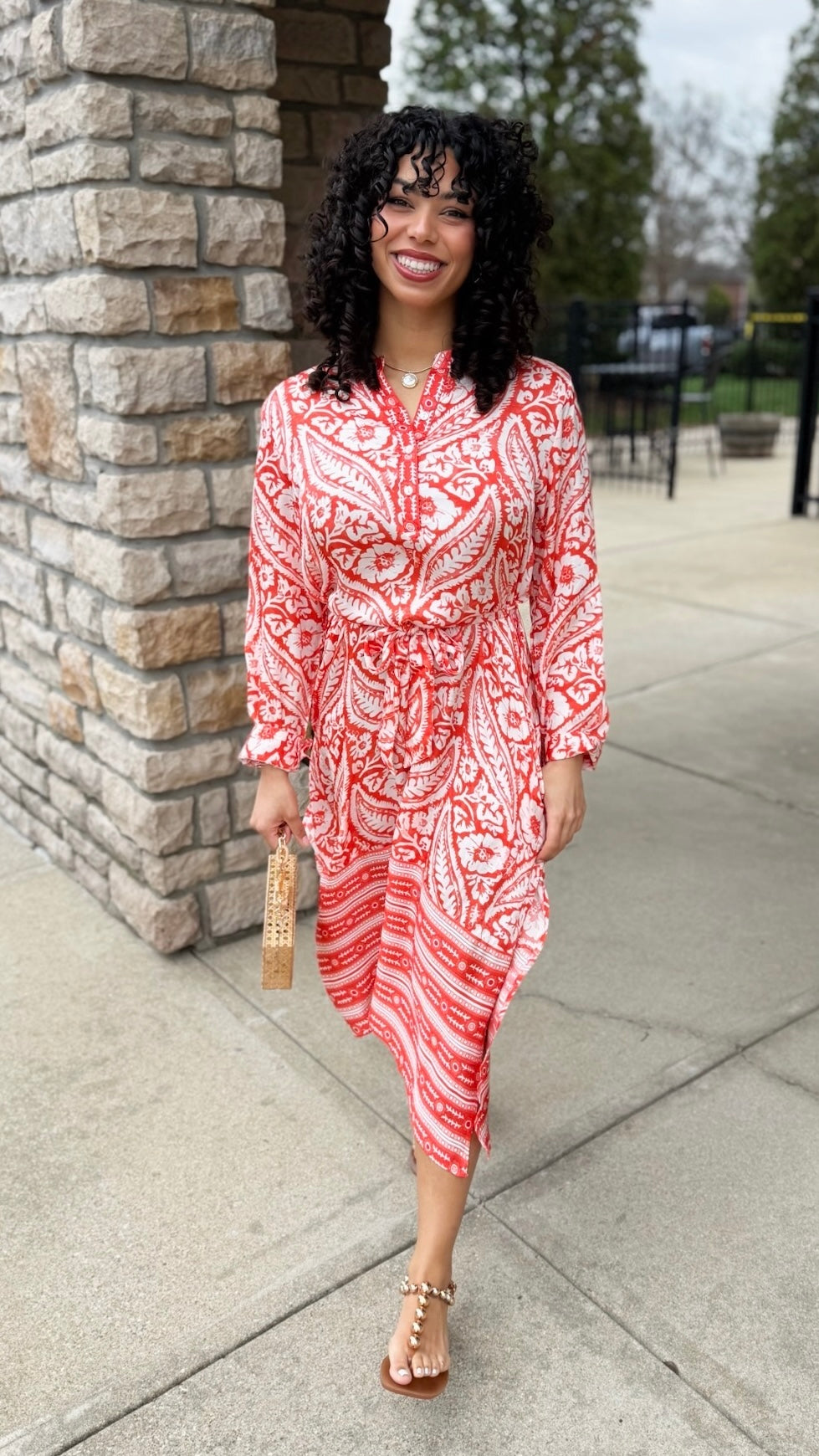 Constantine Dress - Red