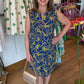 Tabi Horse Bit Pocket Dress - Navy & Khaki