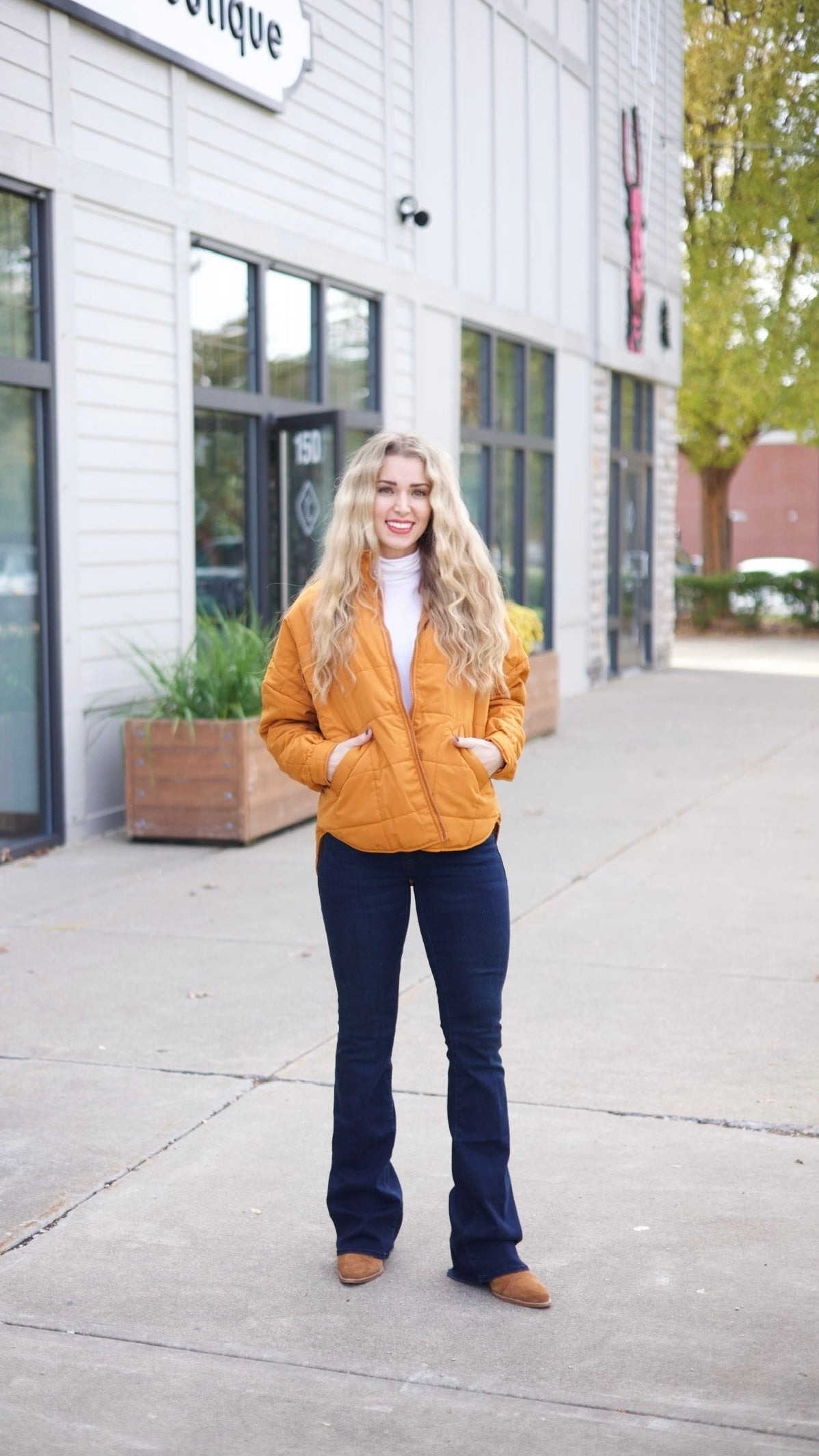 Jeanne Puffer Jacket - Butterscotch