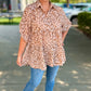 Marvelously Mauve Tunic Button Blouse