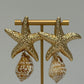 Starfish & Conch Shell Earrings