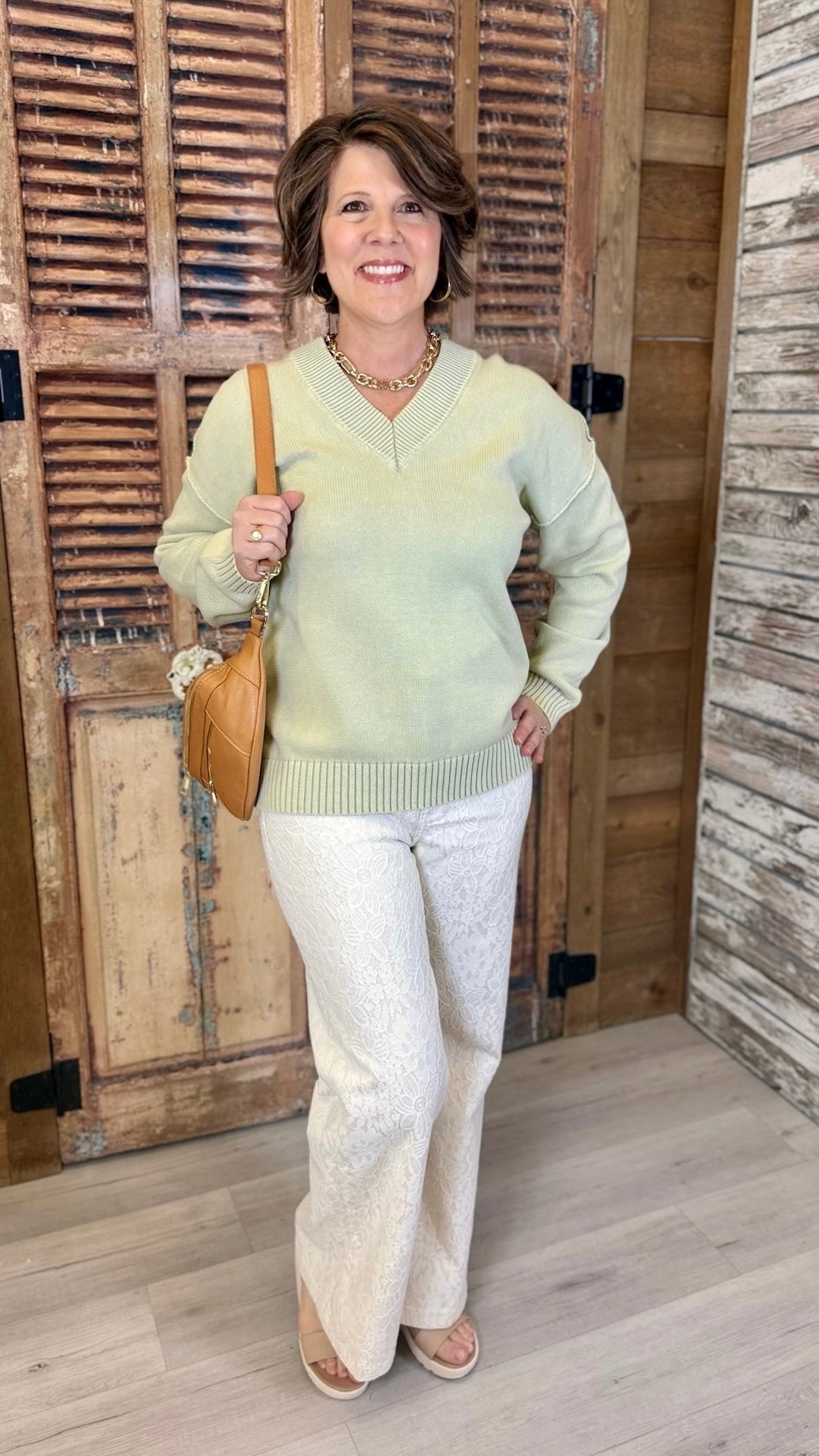 Dear John Vienna Sweater - Iceberg Green