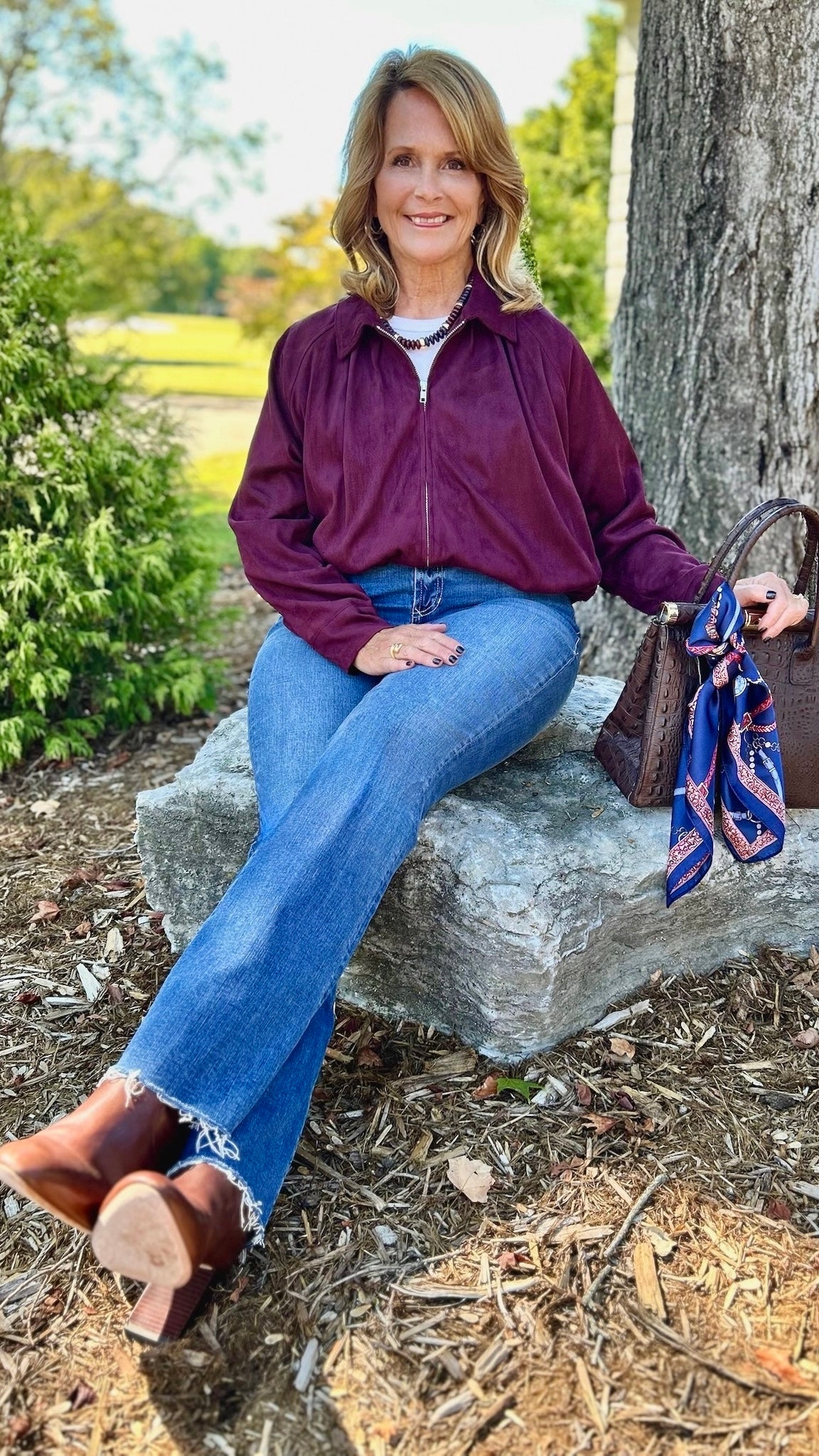 Another Love Cassia Jacket - Huckleberry