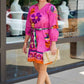Gia Mauve Blossoms Dress