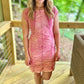 Wearables Ruched Dress - Washed Red