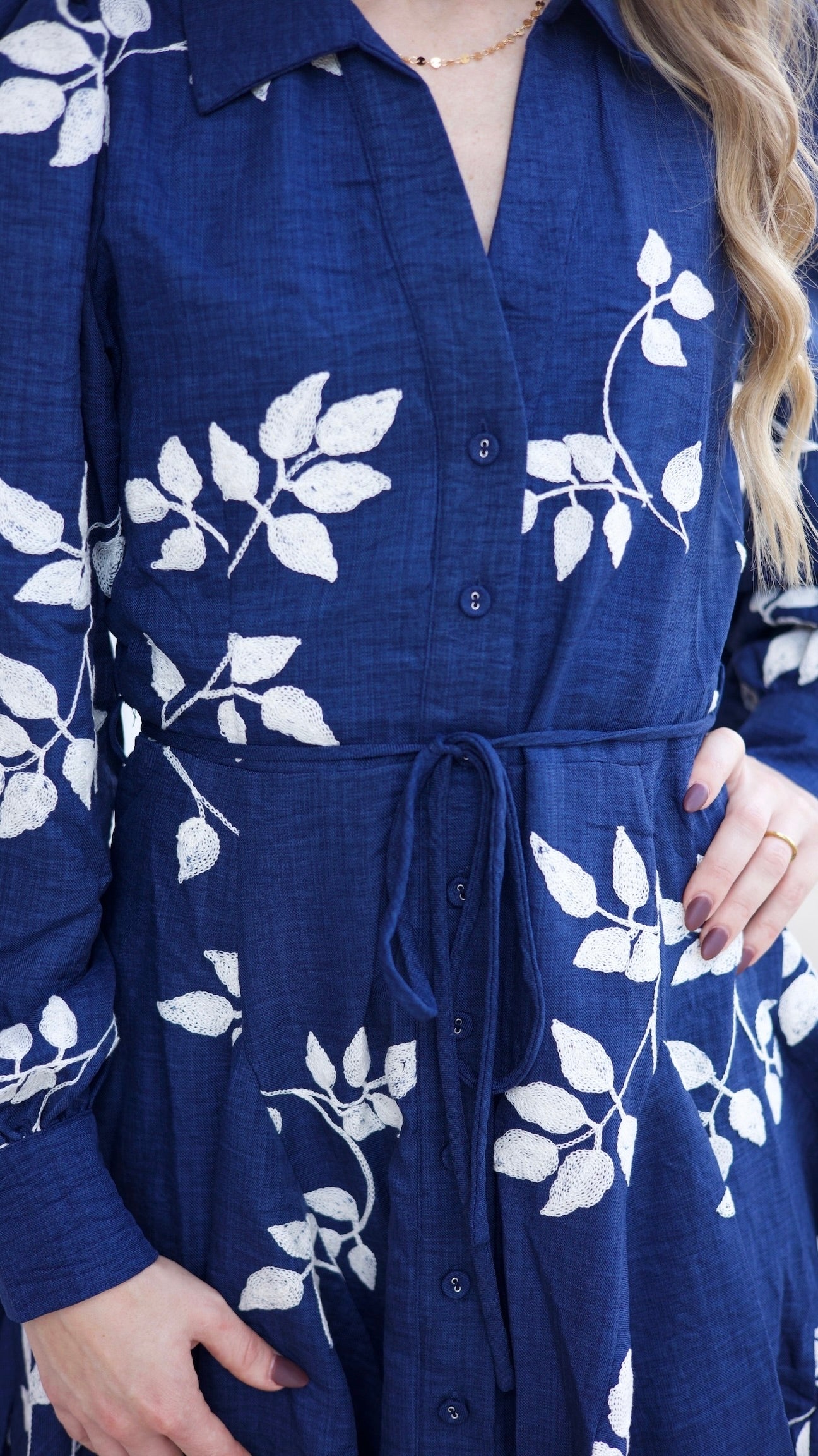 London Mini Dress - Navy
