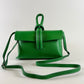 Loop Wristlet Leather Bag - Green