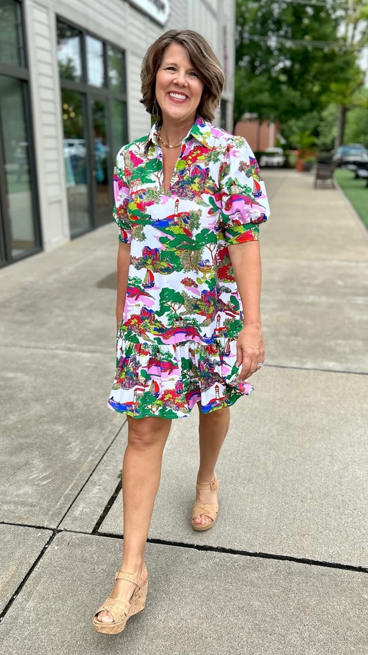 Jude Connally Tierney Dress - Seaside Escape