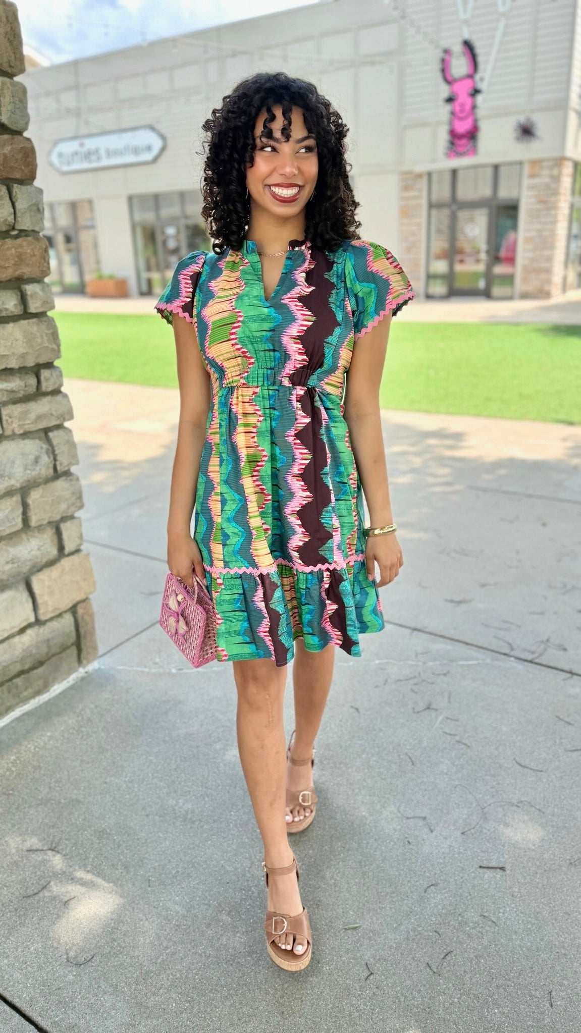 Uncle Frank Wind Dance Dress - Multi