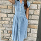 Belle Denim Midi Dress