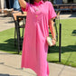 Makenna Midi Dress - Pink