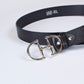 Lilo Geunine Spanish Cowhide Bit Belt - Silver