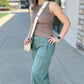 Wearables Terraced Wide Leg Pant - Teal