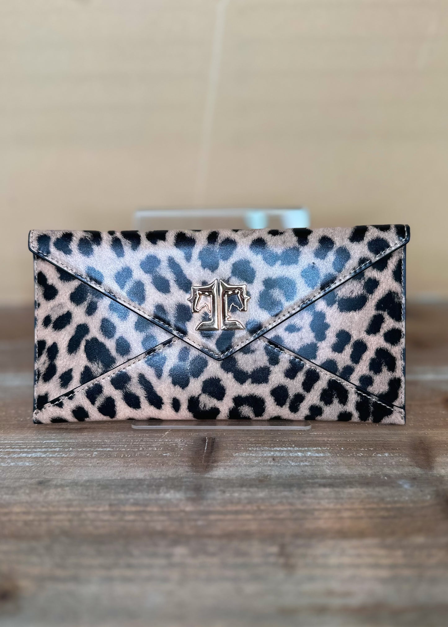 Tucker Tweed Cor De Star Clutch - Leopard