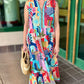 Solaire Midi Dress - Print