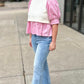 Prep In Your Step Layered Top - Pink