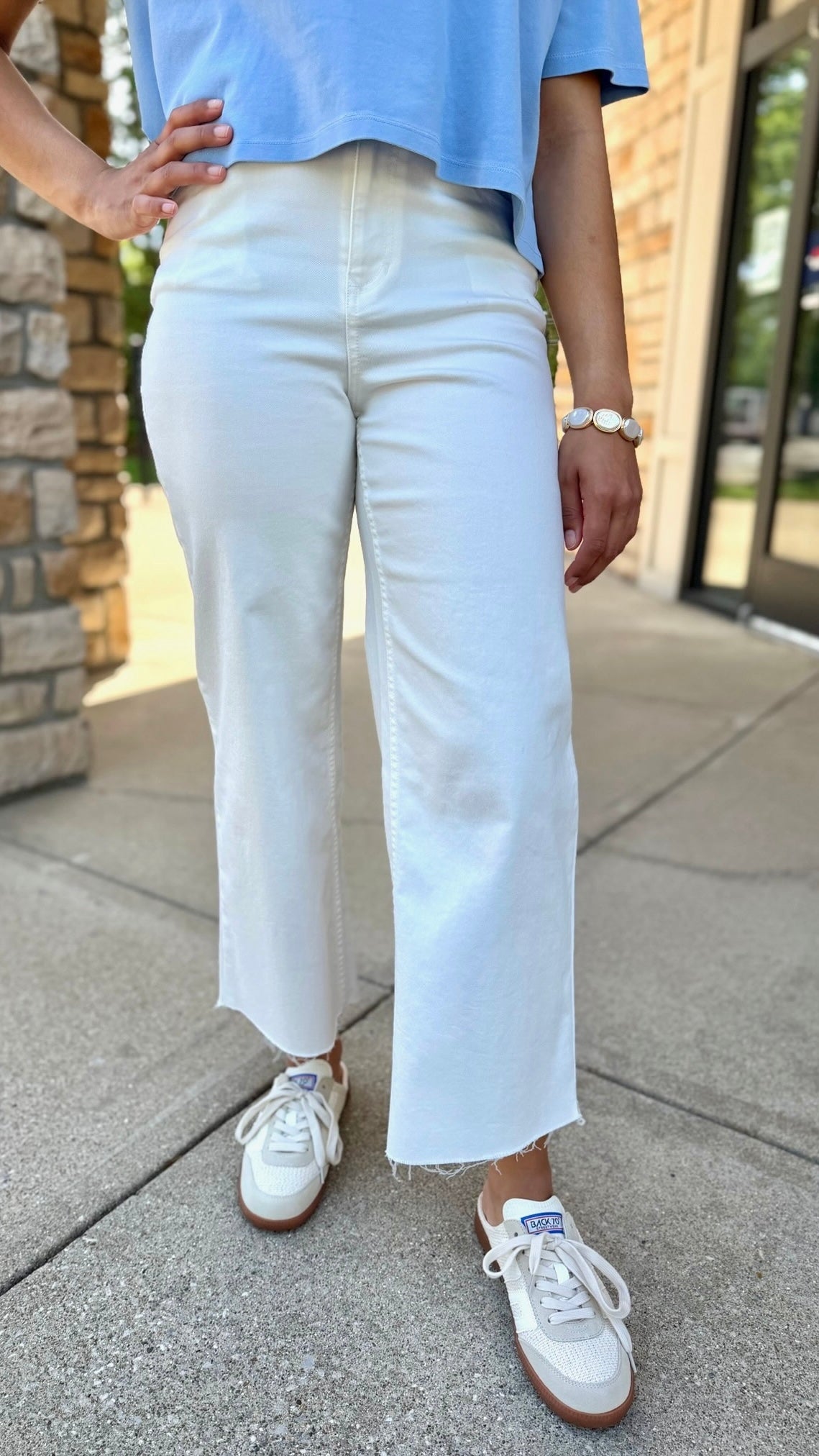 Dear John Holly Jeans - White