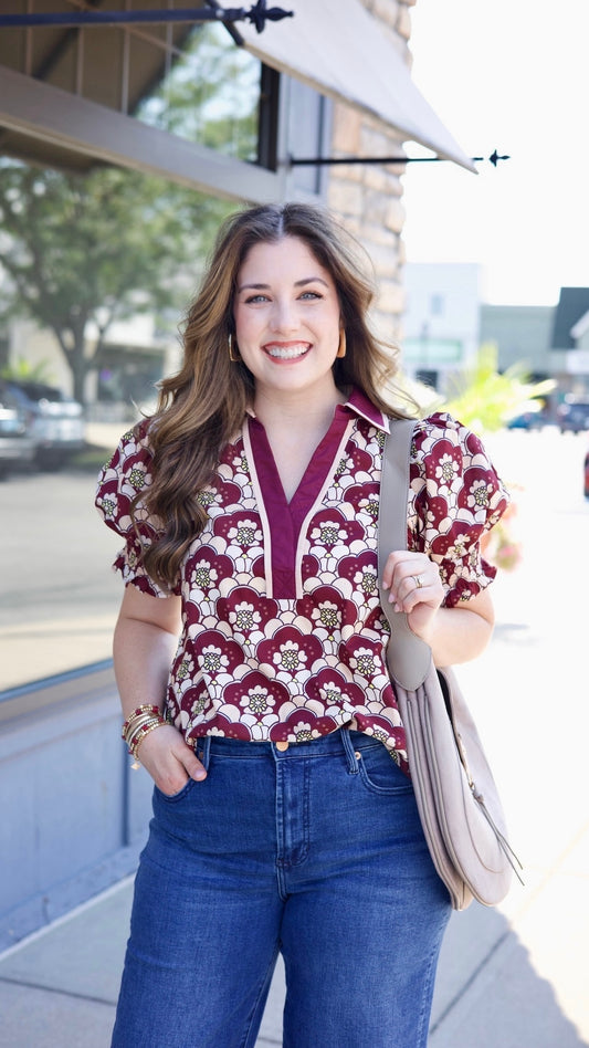 Willow Floral Top