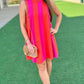 Sunset Tie Neck Dress