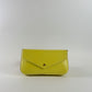 Italian Leather Handle & Crossbody - Yellow