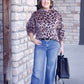 Ivy Jane Leopard Fur Popover