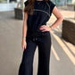 Sensational Cinched Waist Top - Black
