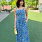 Jackie Chain Midi Dress - Denim