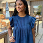 Ivy Jane Tucked Denim Top - Indigo