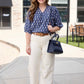 Bree Blue Floral Top