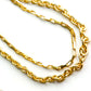 Gold Chain Link Layered Necklace