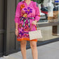 Gia Mauve Blossoms Dress