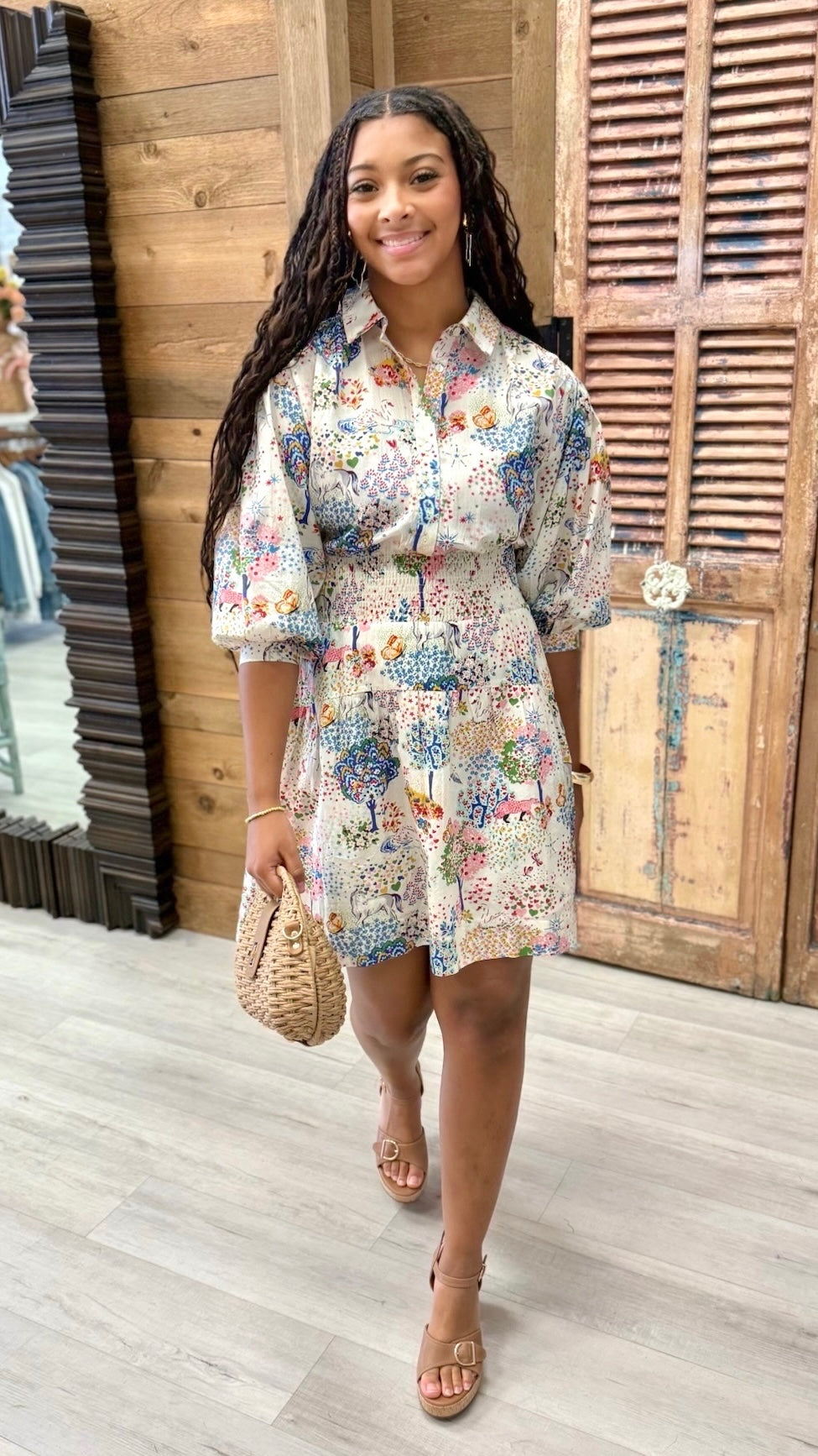 Uncle Frank Shirt Dress - Multi