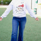 Santa Sweatshirt - White