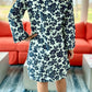 Mia Shirtmaker Midi Dress - Navy