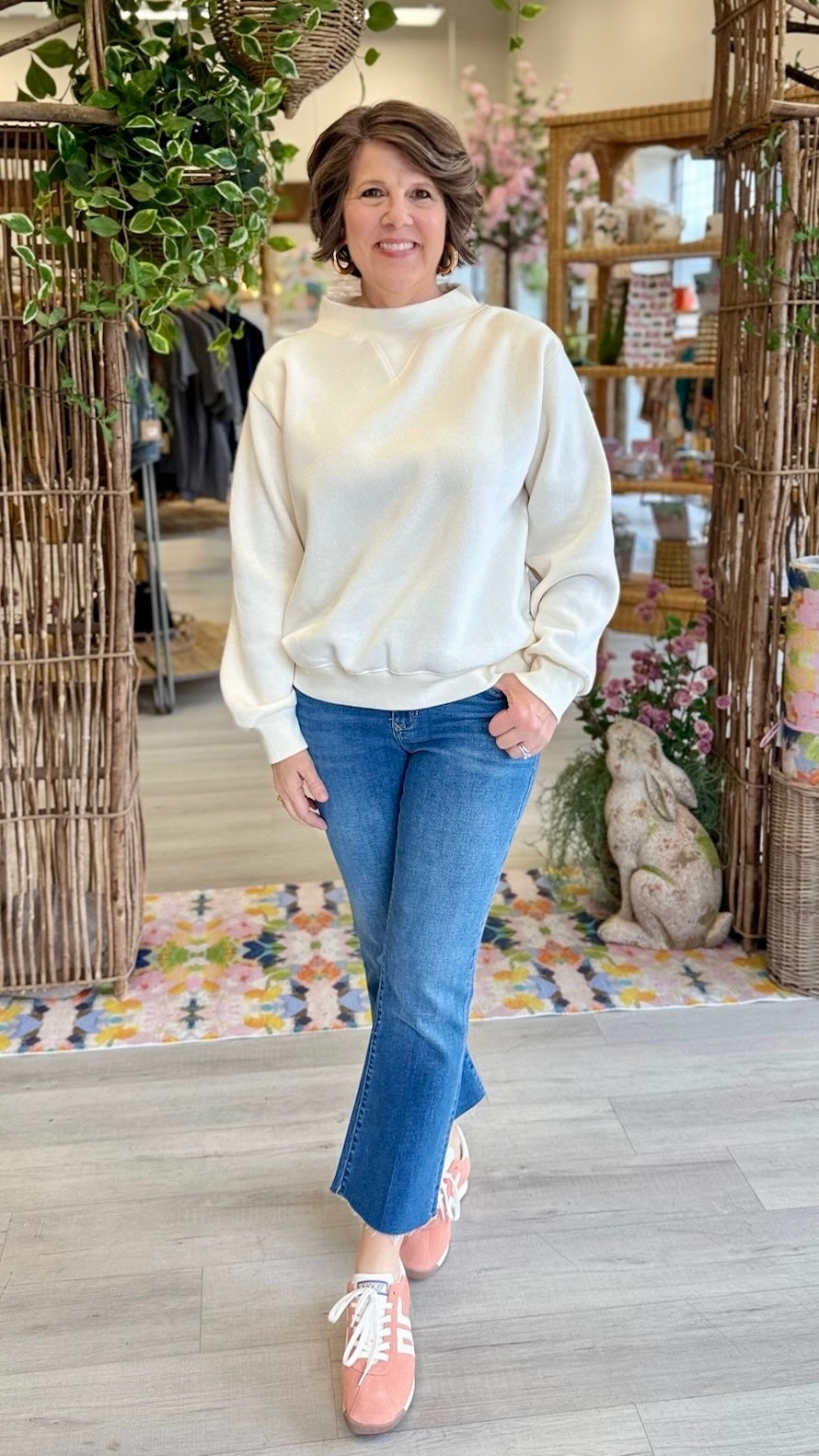 Ava Sweatshirt - Ivory