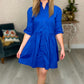 Taylor Tillman Cammie Dress - Cobalt Blue