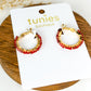 Everyday Huggie Hoop Earrings - Red