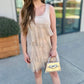 Isle Annie Ruffle Dress - Champagne