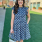 Ivy Jane Knit & Tucked Dress - Tulip