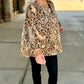 Into The Wild Animal Print Button Blouse