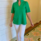 Carlyn Short Sleeve Top - Kelly Green