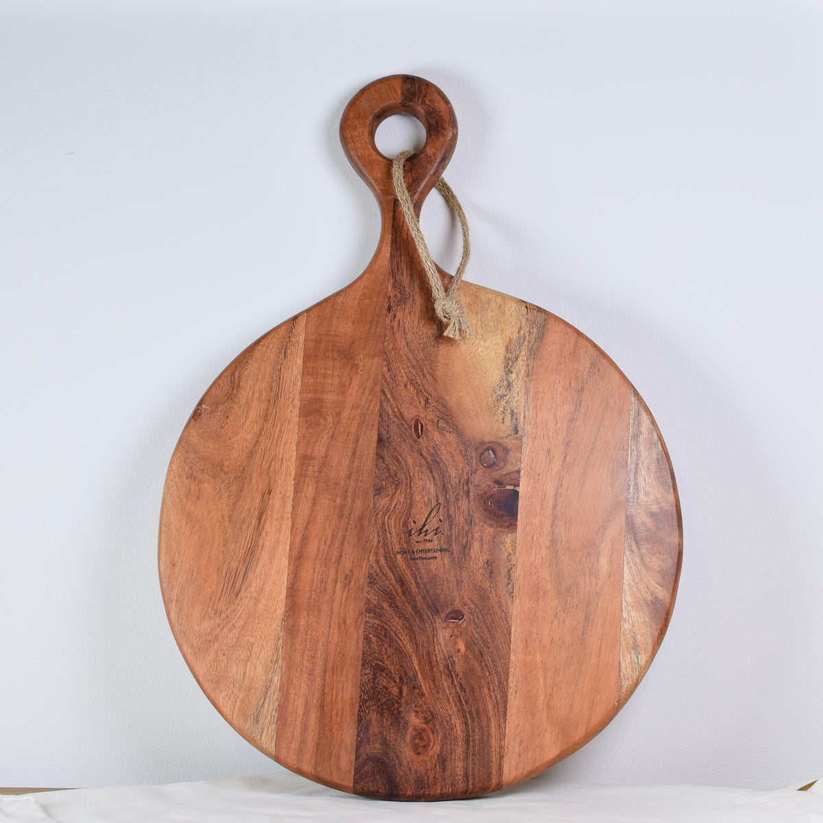 Round Wood Chopping Board-Large