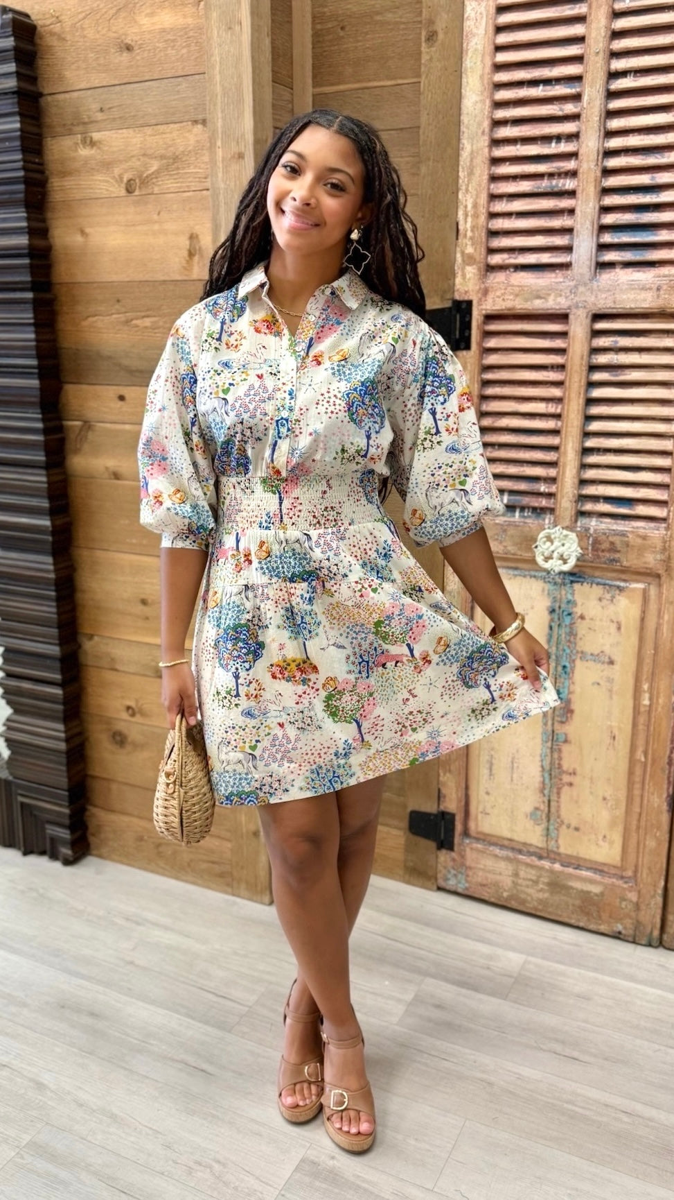 Uncle Frank Shirt Dress - Multi